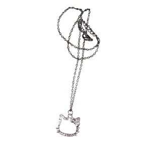 Silver Hello Kitty Necklace